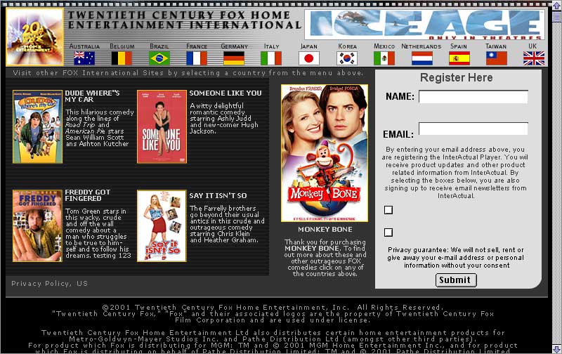 Hub Page For Artist Selection